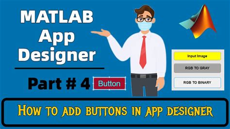 Matlab App Designer Part 4 How To Add Buttons In Matlab App Designer