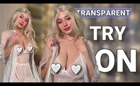 K See Through Try On Haul Transparent Lingerie Try On Haul Sheer Lingerie Try On