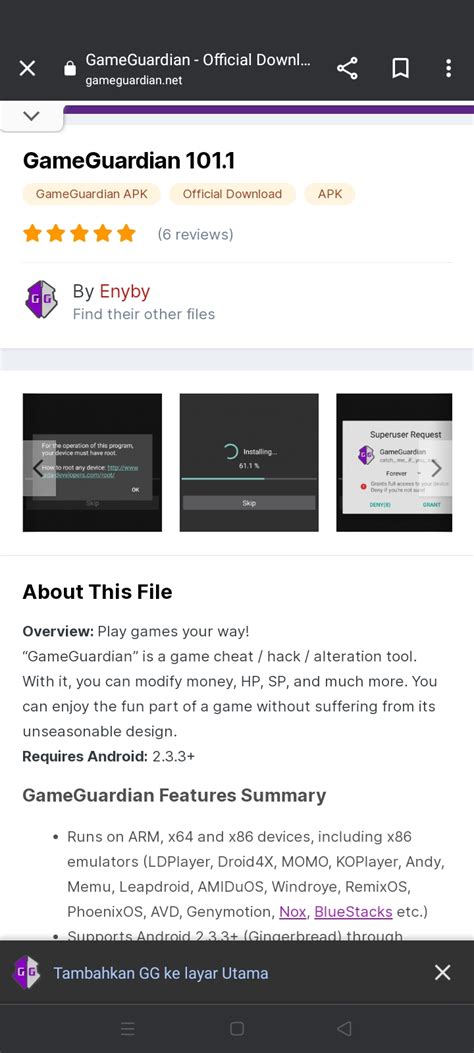 Begini Cara Download Game Guardian dengan Mudah Terbaru 2021