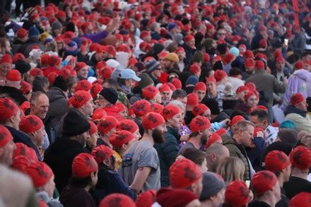 Swimmers Participate Annual Nude Winter Solstice Editorial Stock Photo Stock Image