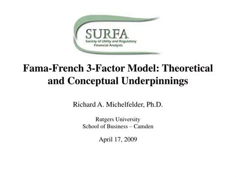 PPT - Fama -French 3-Factor Model: Theoretical and Conceptual Underpinnings PowerPoint ...