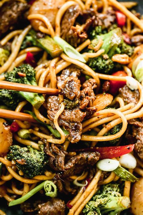 Beef Lo Mein Recipe {restaurant Worthy }