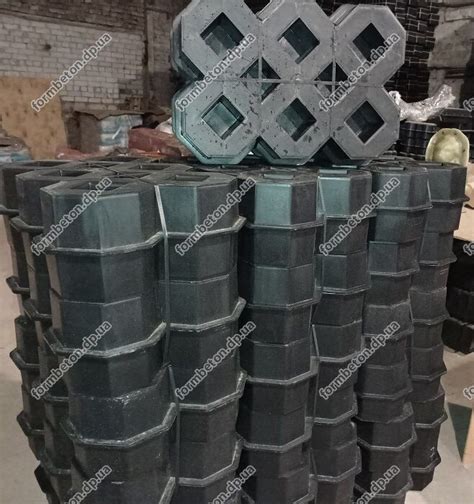 Форма тротуарной плитки газонной решетка, экопарковка