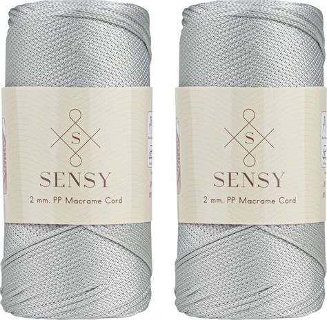 2 Garnstrange Sensy Premium 2 Mm 230 Meter Polyester Seil 100