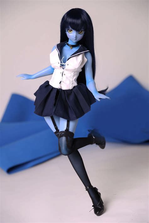 Climax Doll Sailor Moon Blue Skin 60cm E Cup Ultra Realistic Silicone Classic Mini Sex Doll