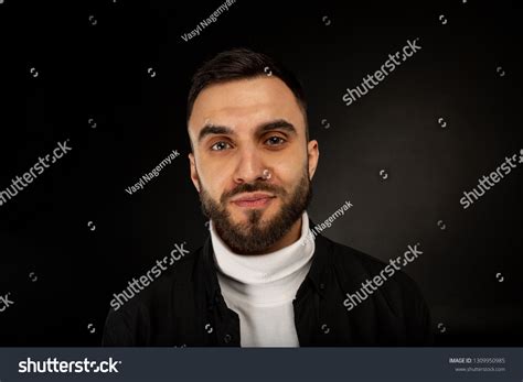 strong face male model casual style stock photo  shutterstock