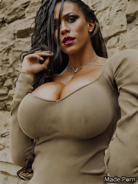 Porn Image Of Irish Perfect Body Lipstick Tattoos Gigantic Boobs Woman Bodybuilder Created By AI