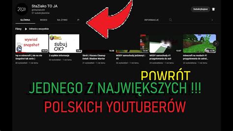 ANALIZA POWROTU JEDNEGO Z NAJWIĘKSZYCH POLSKICH YOUTUBERÓW MINECRAFT