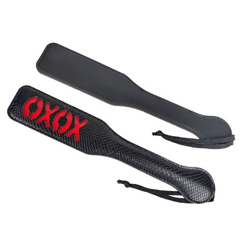 Spanking XOXO Paddle For Adult Sex Pleasure PU Leather Whip Crop