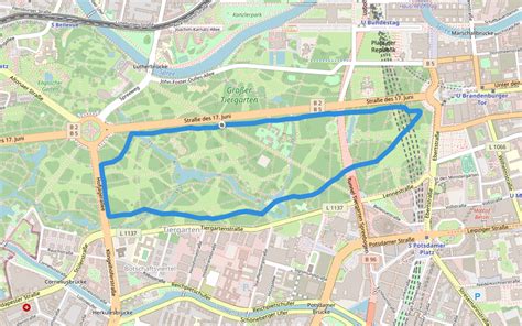 Large Zoo Walking And Running Trail Berlin Germany Pacer