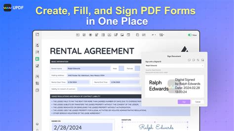 Create Fill And Sign Pdf Forms Anytime And Anywhere Updf