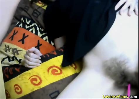 Fingering My Hairy Pussy With Lush Vibrator