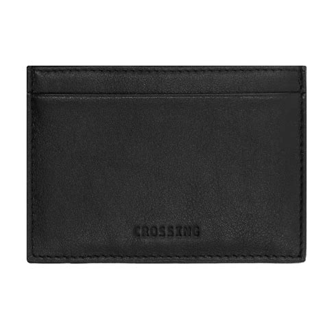 Buy Crossing Prime Leather Card Holder With Vertical Card Slots Black