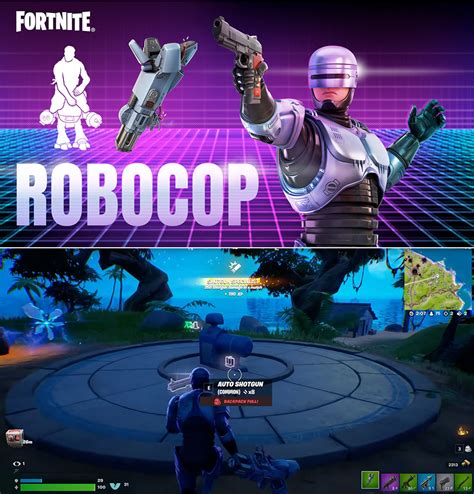 RoboCop Enters the Fortnite Battle Royale Arena, Aims to Serve and Protect the Island - TechEBlog