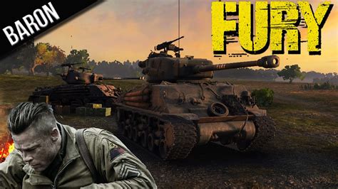 World Of Tanks Fury Review Gameplay Premium M4A3E8 Fury Tank WOT 9