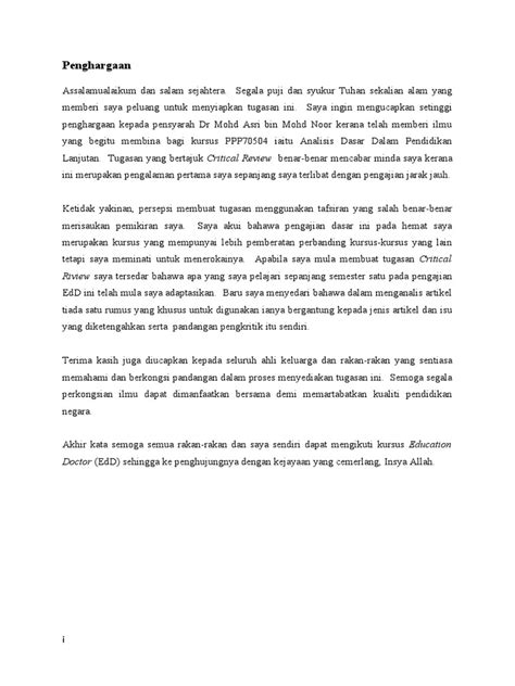 Penghargaan Assignment 1 Pdf