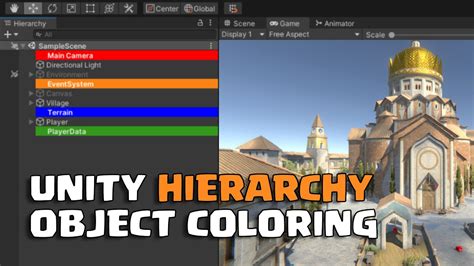 Unity Hierarchy Object Coloring Easy Tutorial 2022 Youtube