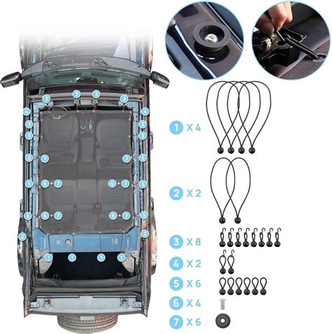 Xomzema Cubierta Superior De Parasol Malla Frontal Y Trasera Completa Para Techo De Bikini