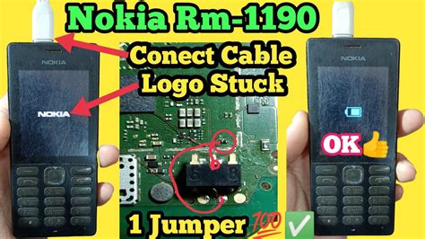 Nokia rm-1190 charging Conect han on logo problem | Nokia 150 phone on ...