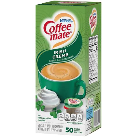 Coffee-Mate Irish Creme Liquid Creamer 50 Single Serve 3/8 FL OZ | eBay