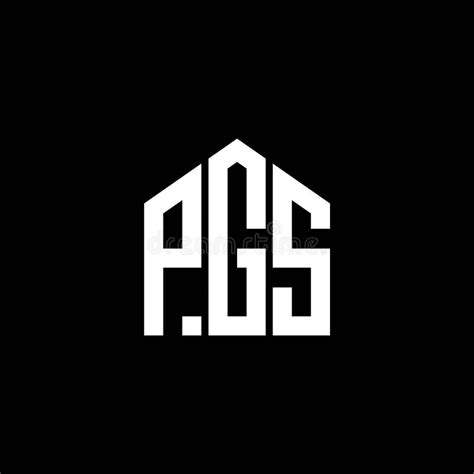 PGS Letter Logo Design on BLACK Background. PGS Creative Initials ...