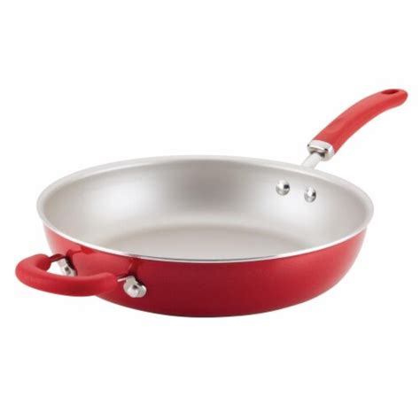 Rachael Ray 12000 Create Delicious Aluminum Nonstick Deep Skillet 12 5