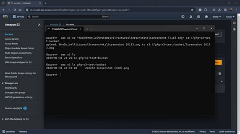 How To Aceses Aws S Bucket Using Aws Cli Geeksforgeeks