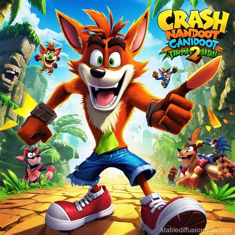 Crash Bandicoot Game Stable Diffusion Online