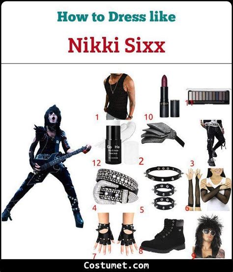 Nikki Sixx Costume for Halloween | Nikki sixx, Halloween outfits, Rock style men