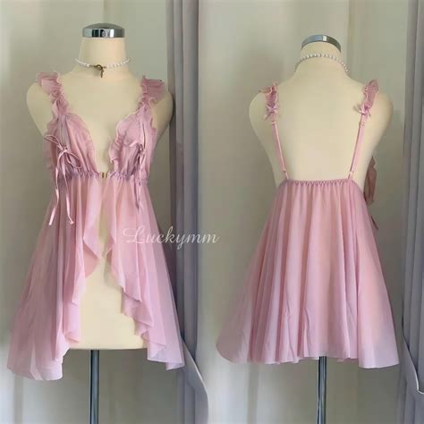 Jual Luckymm Sexy Lingerie Dress Transparan Baju Tidur Lingerie Wanita Lingerie Sexy Wanita