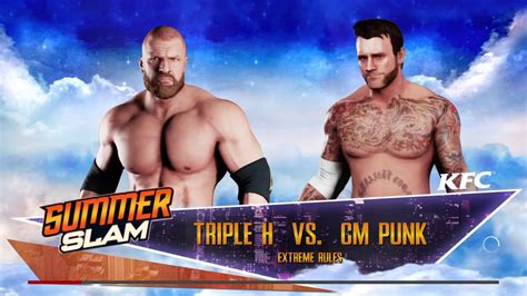 Revisiting Wwe K Triple H Vs Cm Punk Epic Match Youtube