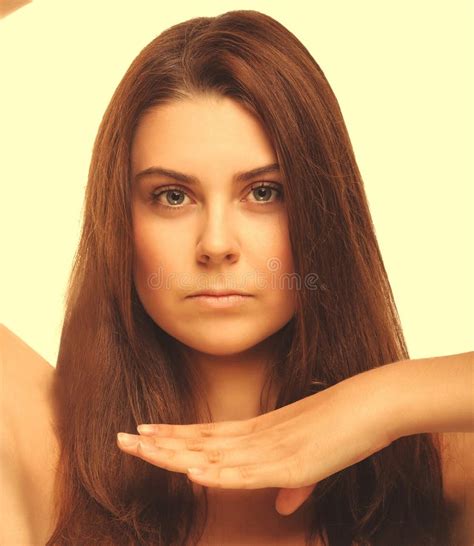 Brunette Hostage Captive Bound Woman With Rope Prisoner In Jean Stock Image Image Of Rope