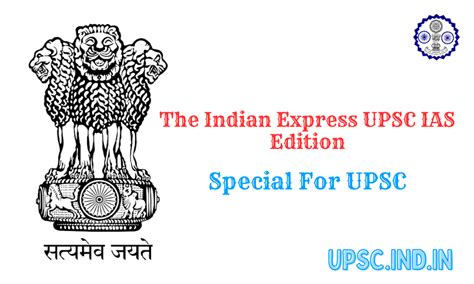 The Indian Express Upsc Ias Edition Aspirantindia