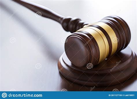 Judge`s gavel, courtroom stock photo. Image of legal - 261127150