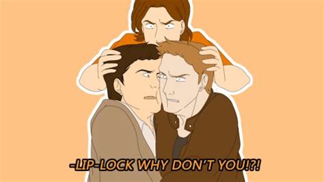 Supernatural ships gay Destiel Cockles Sobrenatural Naruto engraçado Casais fofos