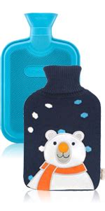 Amazon Hometop Premium Adorable Rubber Hot Or Cold Water Bottle With Cute Stuffed Panda
