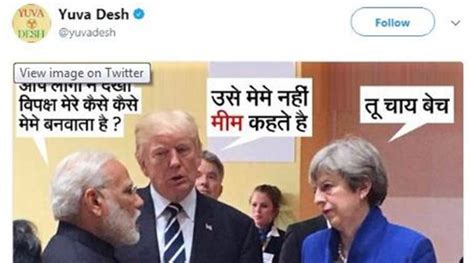 Youth Congress Meme On Pm Narendra Modis ‘chaiwala Past Kicks Up