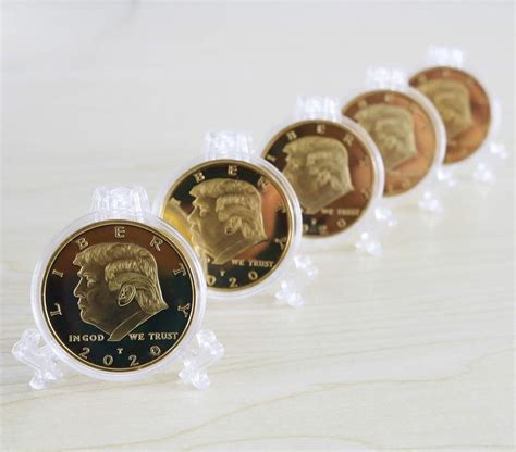 Amazon Pcs Donald Trump Commemorative Coin Gold Plated