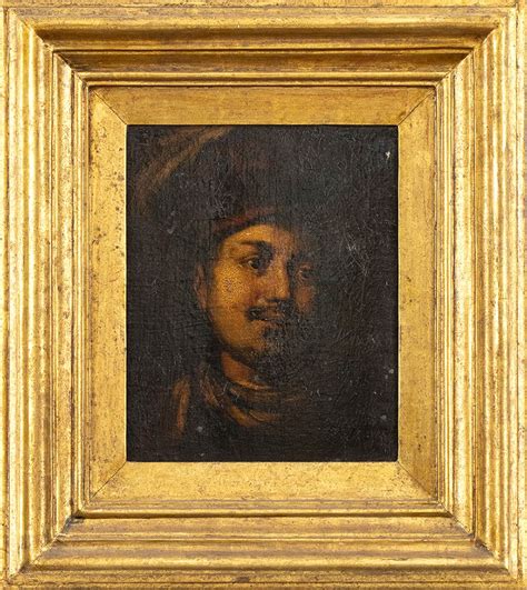 Artista Olandese Seguace Di Rembrandt Xvii Secolo Bertolami Fine