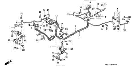 Honda Civic Brake Line Diagram