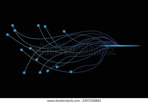 Deep Learning Visualization Ai Artificial Intelligence Stock Vector ... 