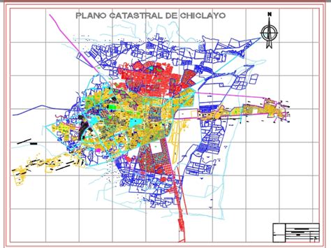 Plano Catastral De Chiclayo En AutoCAD CAD 11 43 MB Bibliocad