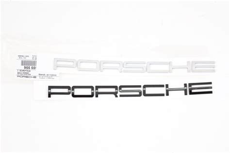 Emblema Traseiro Porsche Original Assaliz Import