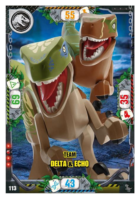 Nummer I Team Delta Echo I Lego Jurassic World Tcg Blue Ocean