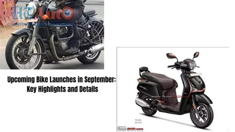 Upcoming Bike Launches In September 2024 Key Highlights And Details