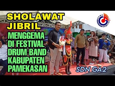 Sholawat Jibril Menggema Di Festival Drum Band Kab Pamekasan Youtube