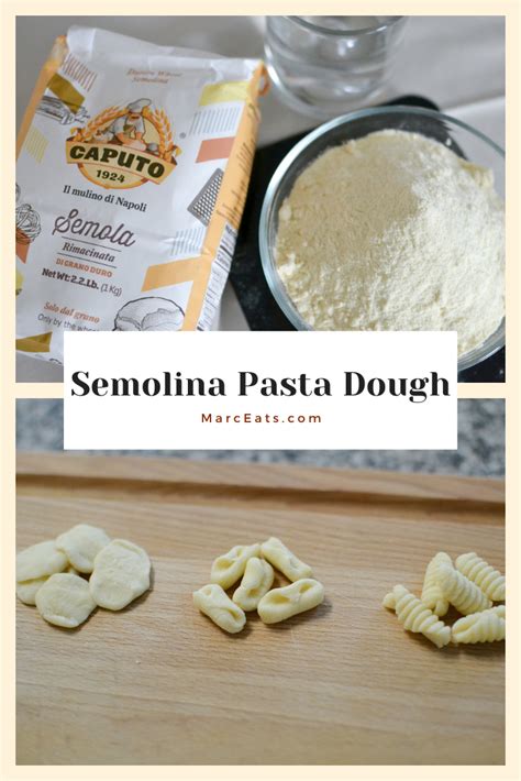 Semolina Pasta Dough Recipe Semolina Pasta Homemade Pasta Dough