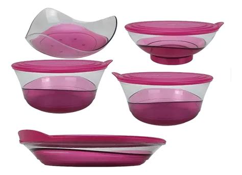 Conjunto Tigela Elegancia Policarbonato Luxo Tupperware Parcelamento