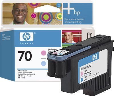 HP 70 Magenta Light Cyan Light DesignJet Printhead C9405A