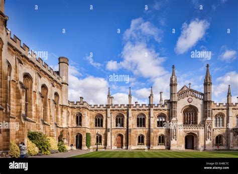 New Court Corpus Christi College Cambridge Stock Photo Alamy